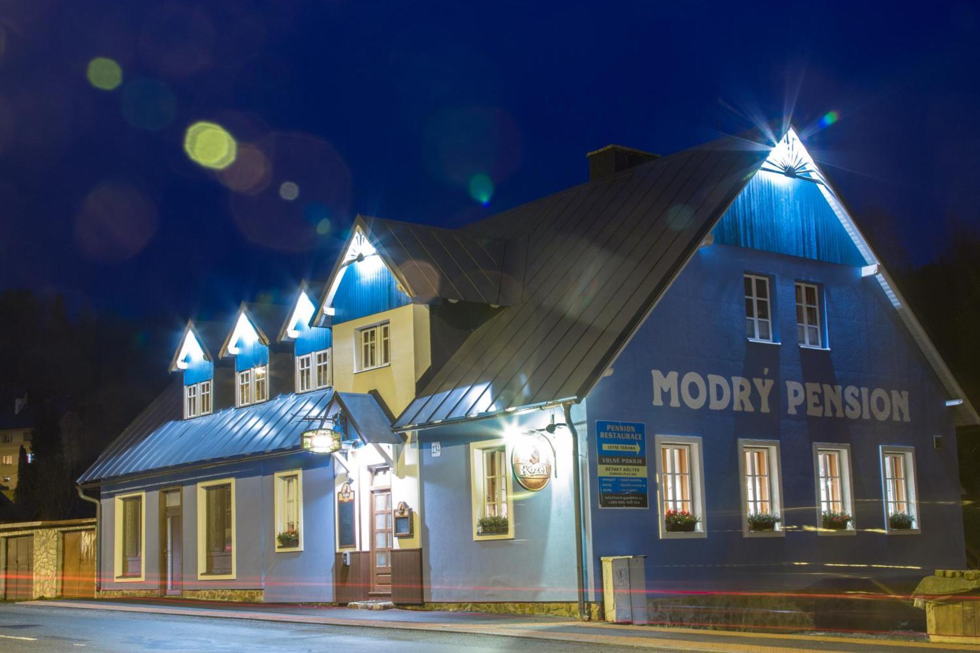 Modry Pension Rokytnice Rokytnice nad Jizerou Exterior foto