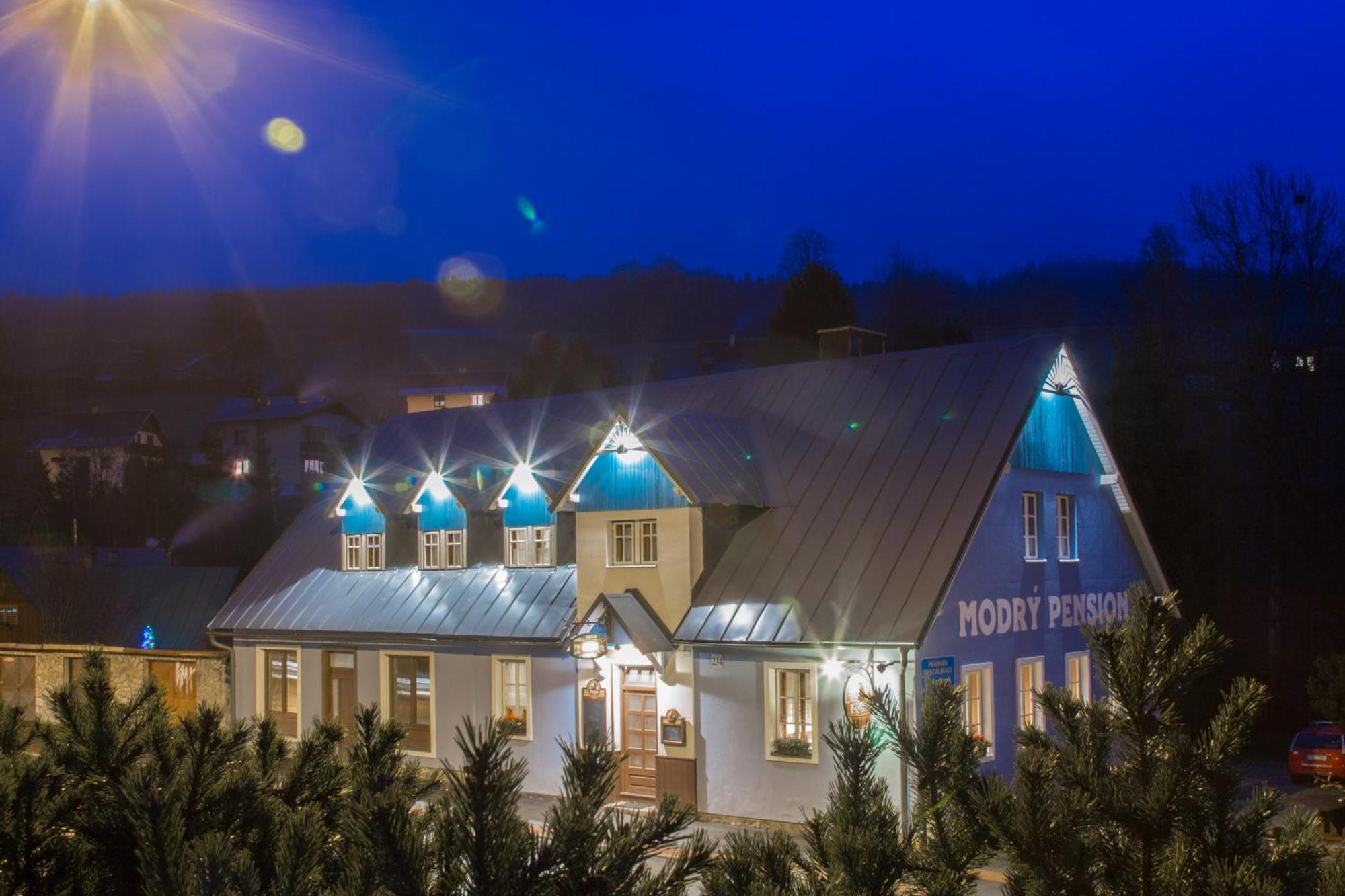 Modry Pension Rokytnice Rokytnice nad Jizerou Exterior foto
